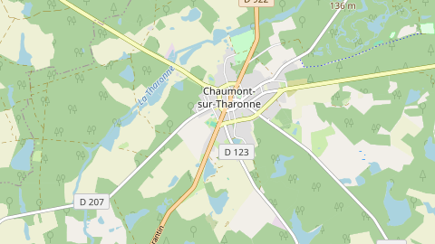 Carte de localisation de l'évènement