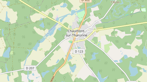 Carte de localisation de l'évènement
