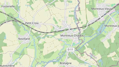 Carte de localisation de l'évènement