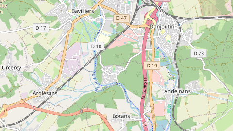 Carte de localisation de l'évènement