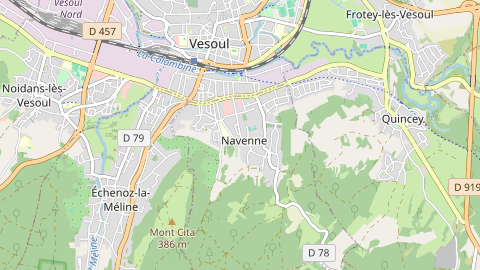 Carte de localisation de l'évènement
