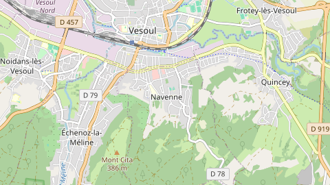 Carte de localisation de l'évènement