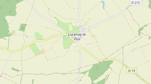 Carte de localisation de l'évènement