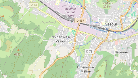 Carte de localisation de l'évènement