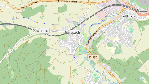 Carte de localisation de l'évènement