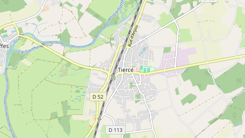 Carte de localisation de l'évènement