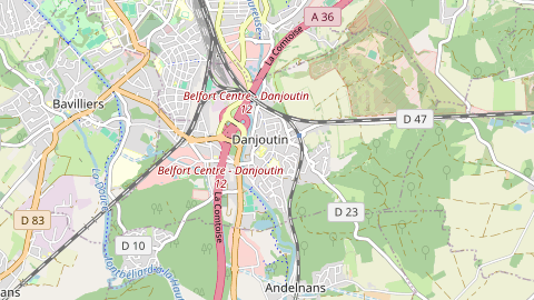 Carte de localisation de l'évènement