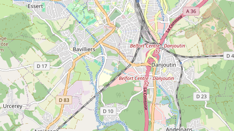 Carte de localisation de l'évènement
