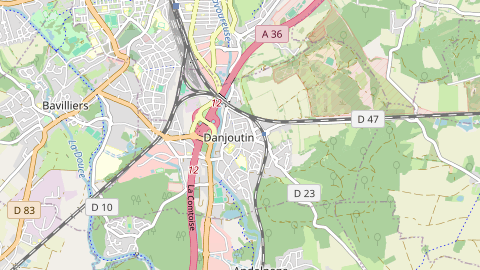 Carte de localisation de l'évènement