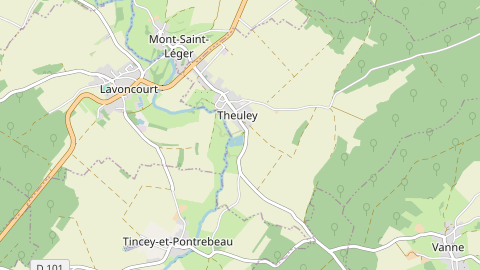 Carte de localisation de l'évènement