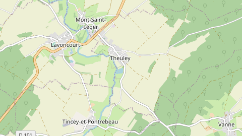 Carte de localisation de l'évènement