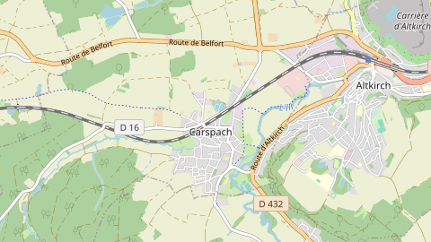 Carte de localisation de l'évènement