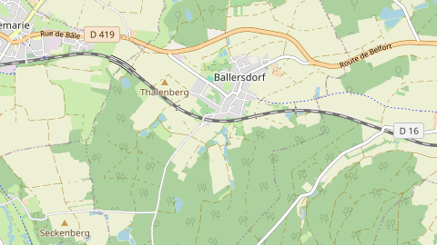 Carte de localisation de l'évènement