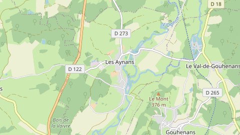 Carte de localisation de l'évènement