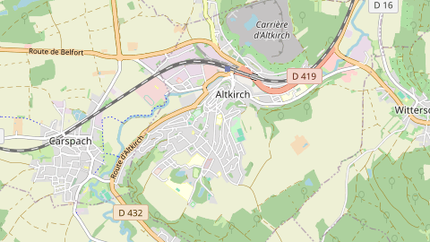 Carte de localisation de l'évènement