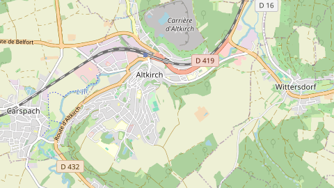 Carte de localisation de l'évènement