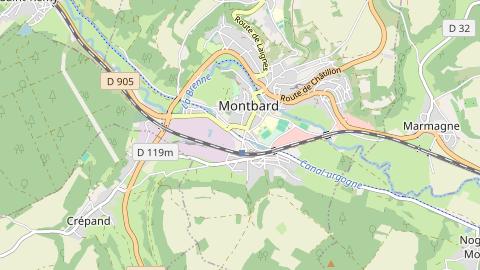 Carte de localisation de l'évènement