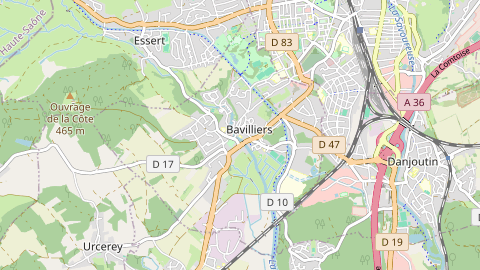Carte de localisation de l'évènement