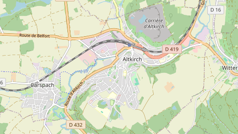 Carte de localisation de l'évènement