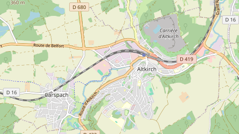 Carte de localisation de l'évènement