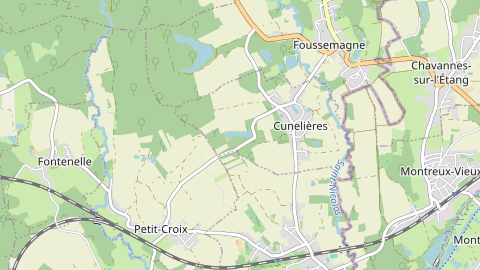 Carte de localisation de l'évènement