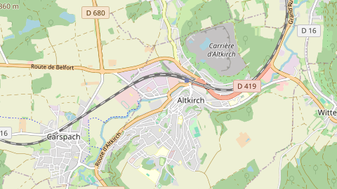 Carte de localisation de l'évènement