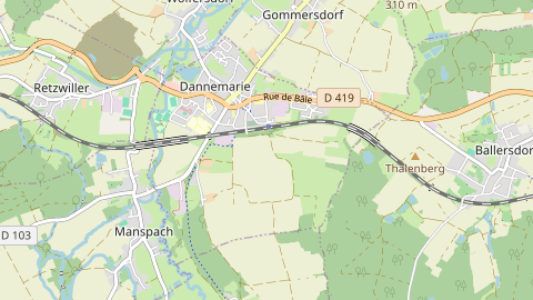 Carte de localisation de l'évènement