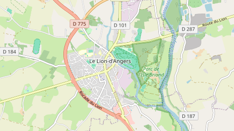 Carte de localisation de l'évènement