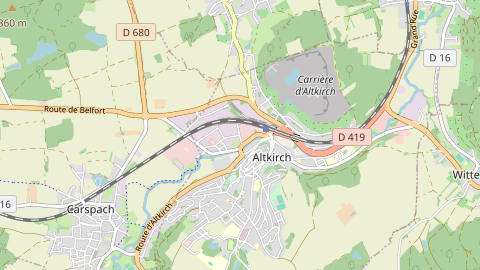 Carte de localisation de l'évènement