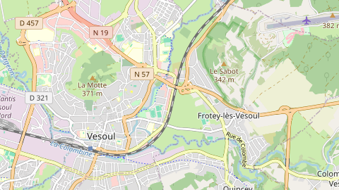 Carte de localisation de l'évènement