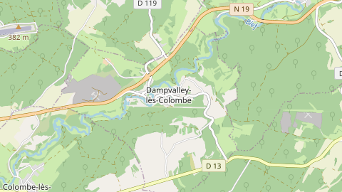 Carte de localisation de l'évènement
