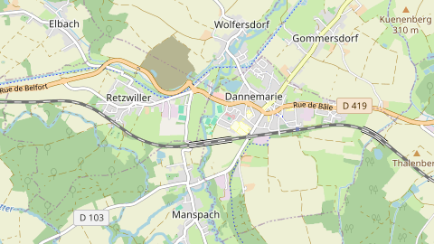 Carte de localisation de l'évènement