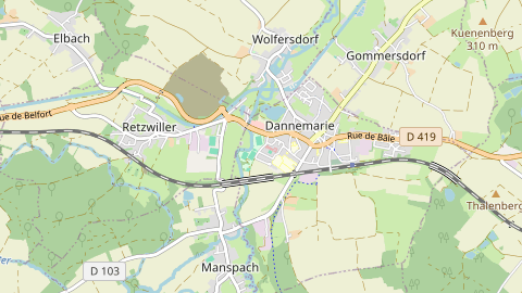 Carte de localisation de l'évènement