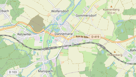 Carte de localisation de l'évènement