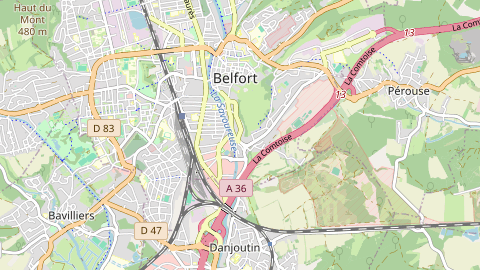 Carte de localisation de l'évènement