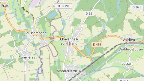 Carte de localisation de l'évènement