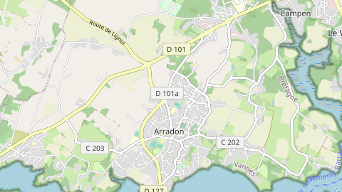 Carte de localisation de l'évènement