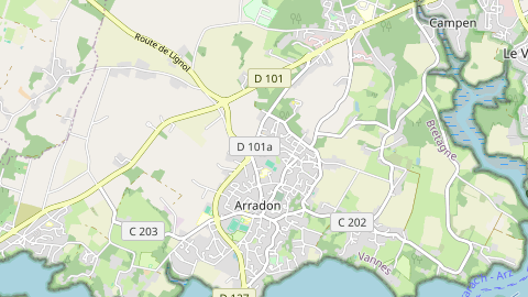 Carte de localisation de l'évènement