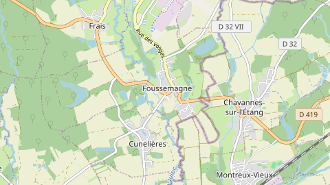 Carte de localisation de l'évènement