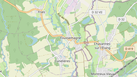 Carte de localisation de l'évènement