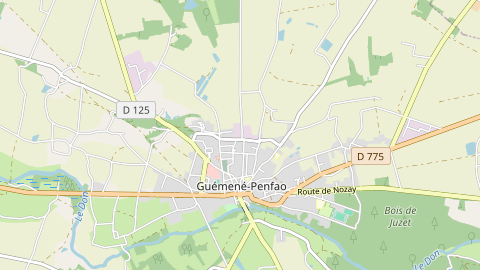 Carte de localisation de l'évènement