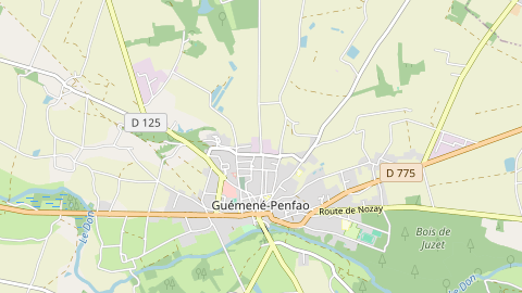 Carte de localisation de l'évènement