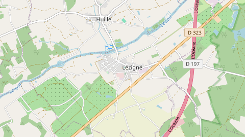 Carte de localisation de l'évènement