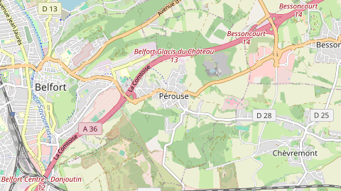 Carte de localisation de l'évènement
