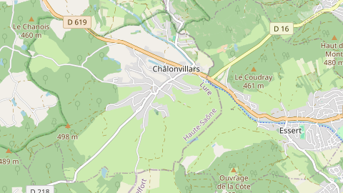 Carte de localisation de l'évènement