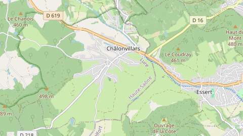 Carte de localisation de l'évènement