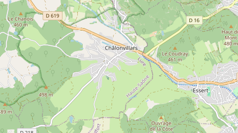 Carte de localisation de l'évènement