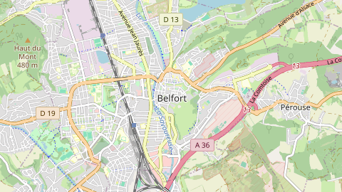 Carte de localisation de l'évènement