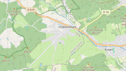 Carte de localisation de l'évènement