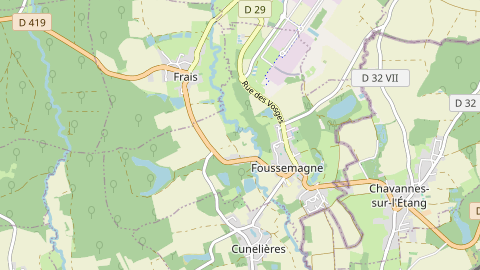 Carte de localisation de l'évènement